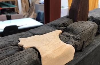 ''Laatste' stukje hout voor de Zwammerdam 2
